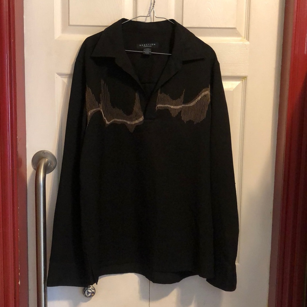 Kenneth Cole Man Shirt (like new) color black